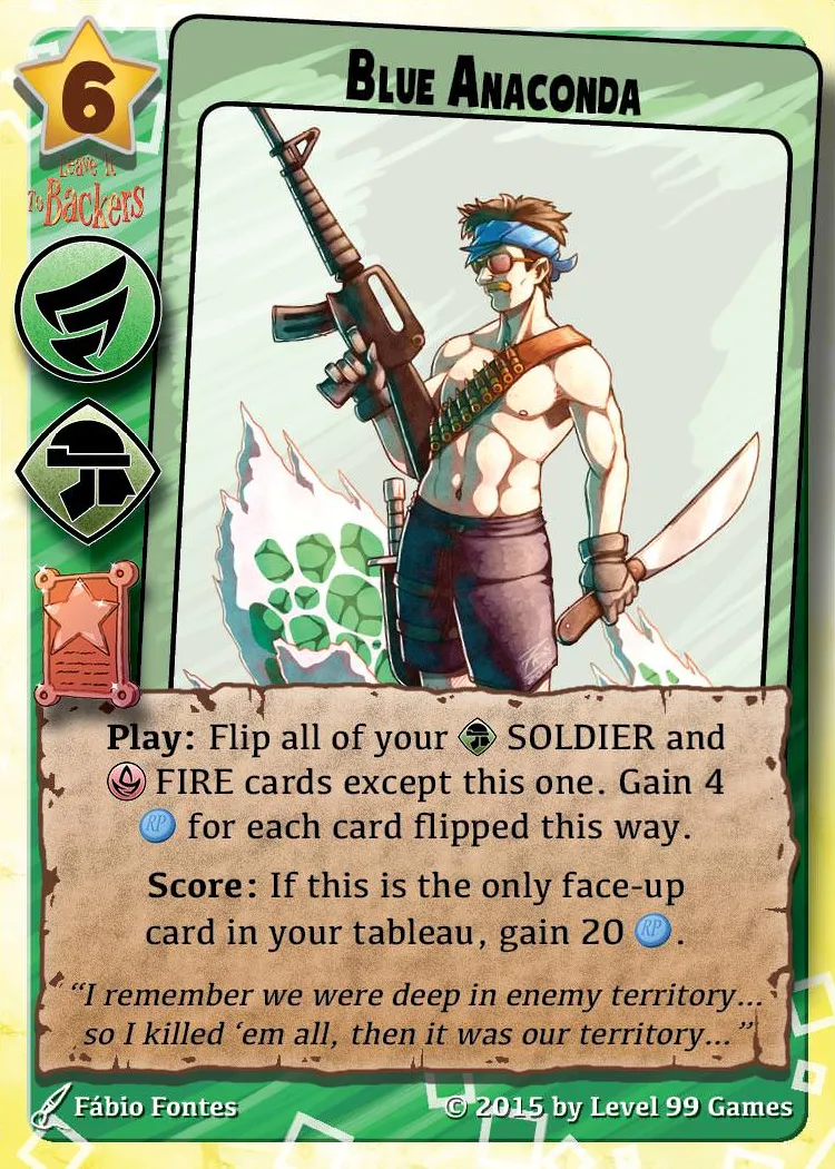 Blue Anaconda (Bronze Promo Base)
