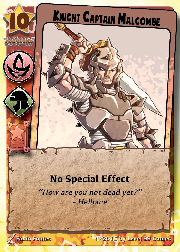 Knight Captain Malcombe (Bronze Promo Base)