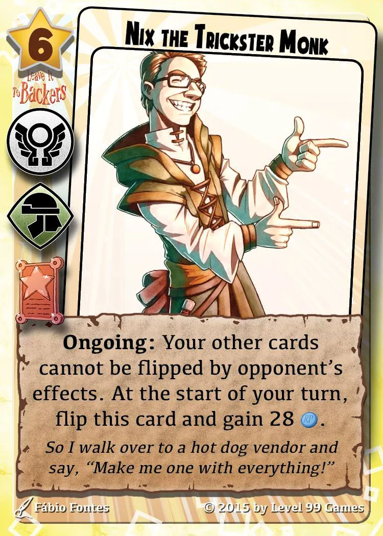 Nix the Trickster Monk (Bronze Promo Base)