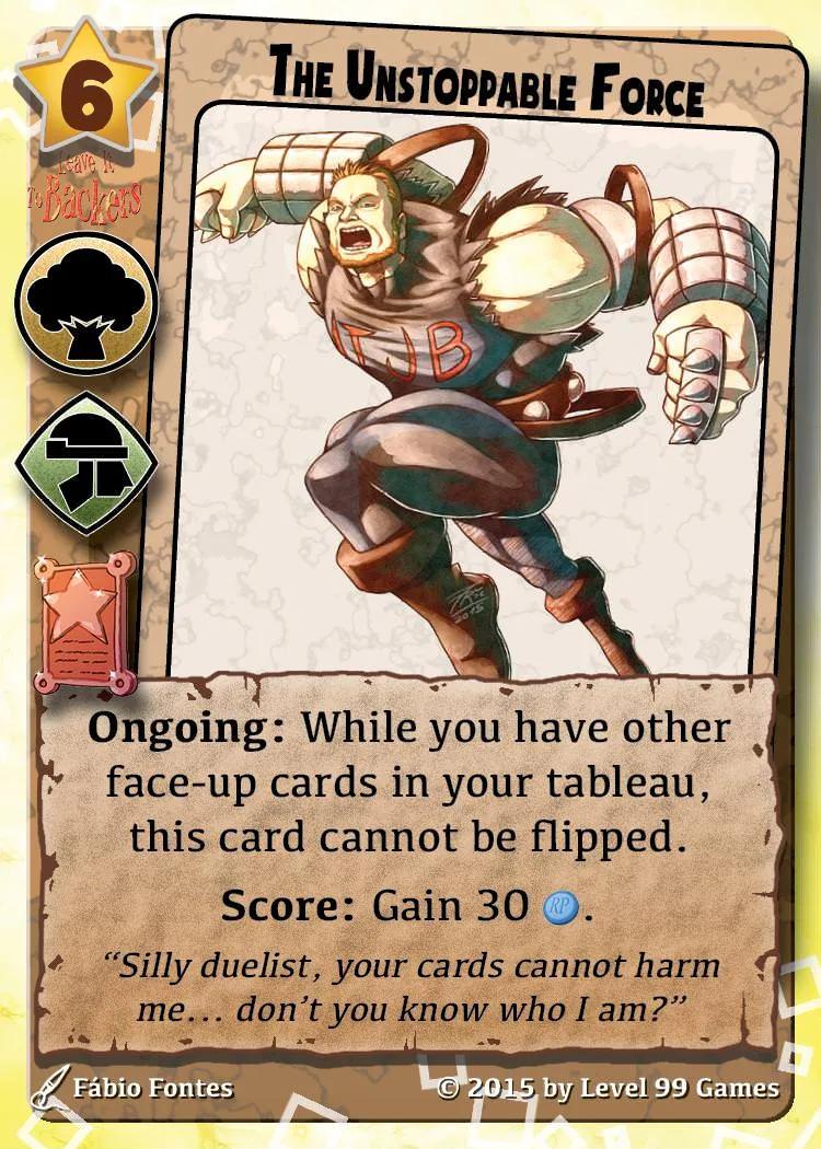 The Unstoppable Force (Bronze Promo Base)