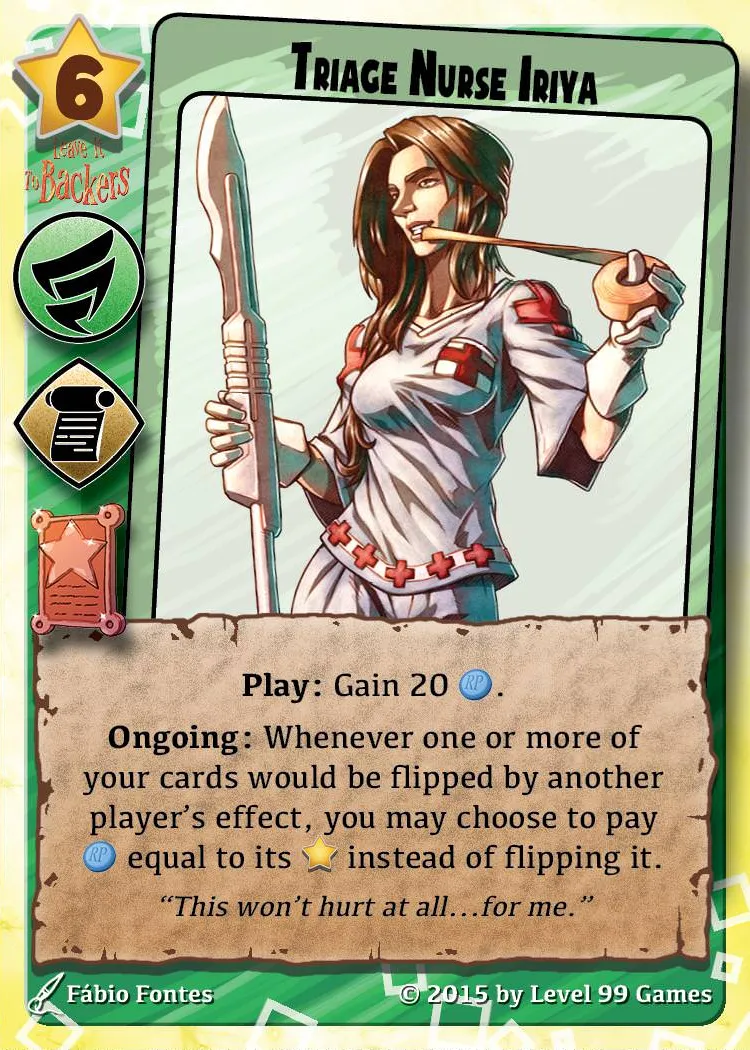 Triage Nurse Iriya (Bronze Promo Base)