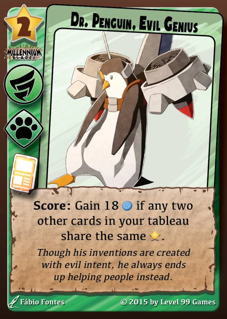 Dr. Penguin, Evil Genius (Core Base)