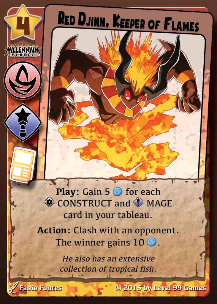 Red Djinn, Keeper of Flames (Core Base)
