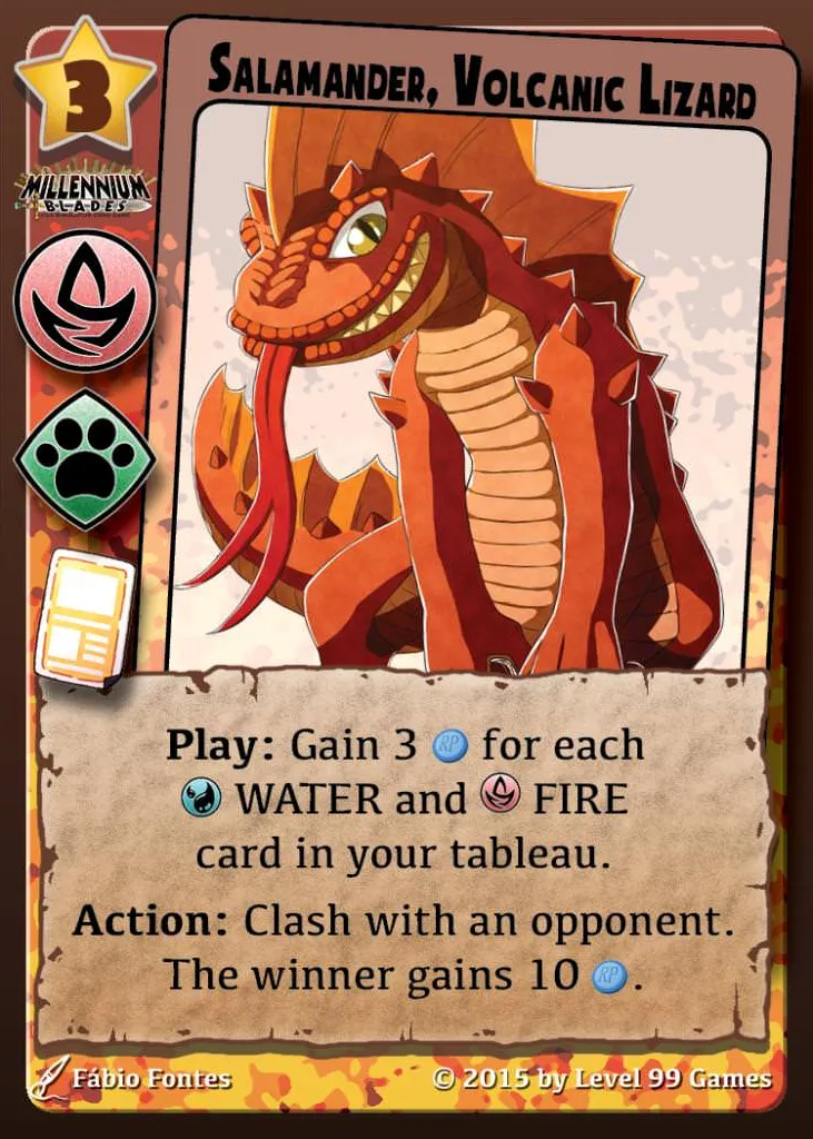 Salamander, Volcanic Lizard (Core Base)
