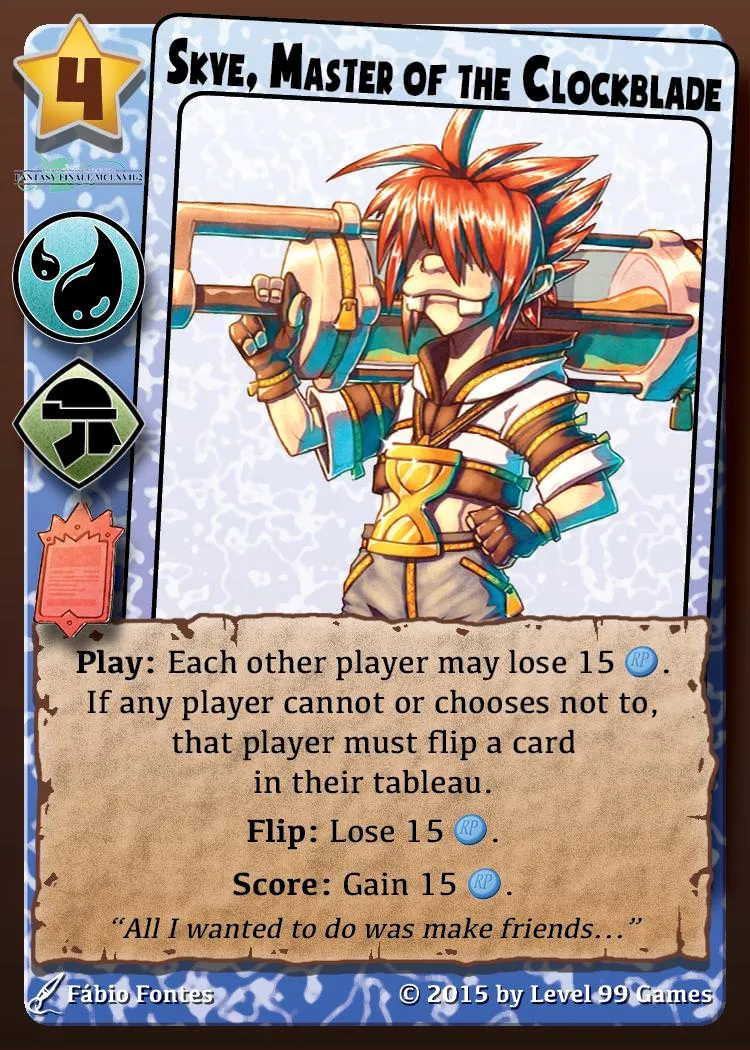 Skye, Master of the Clockblade (Master Base)