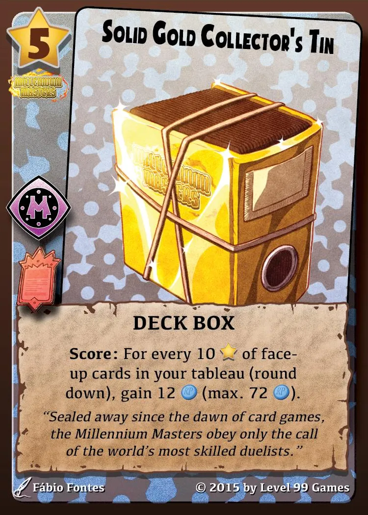 Solid Gold Collector's Tin (Master Base)