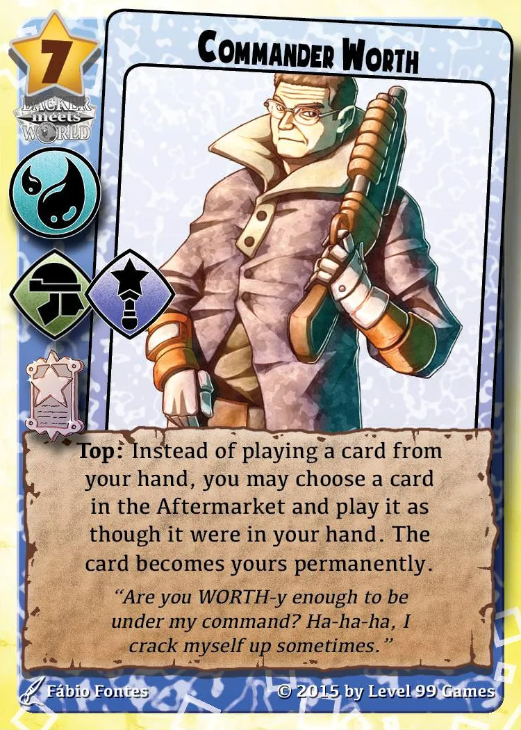 Commander Worth (Silver Promo Base)