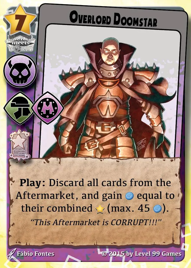 Overlord Doomstar (Silver Promo Base)