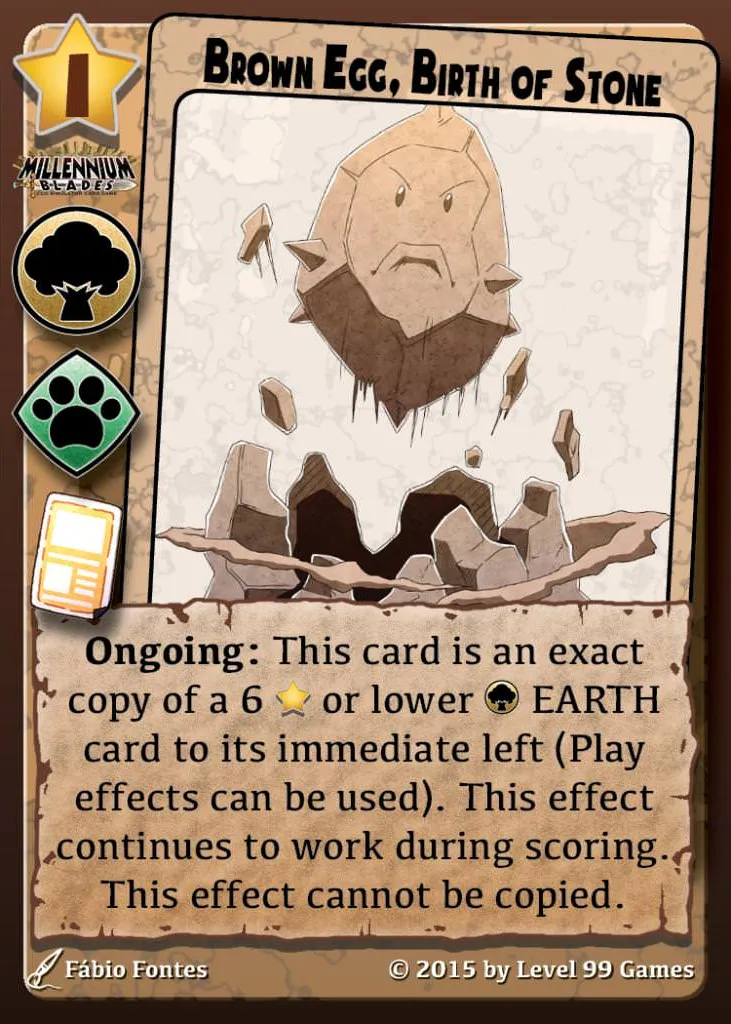 Brown Egg, Birth of Stone (Core Base)
