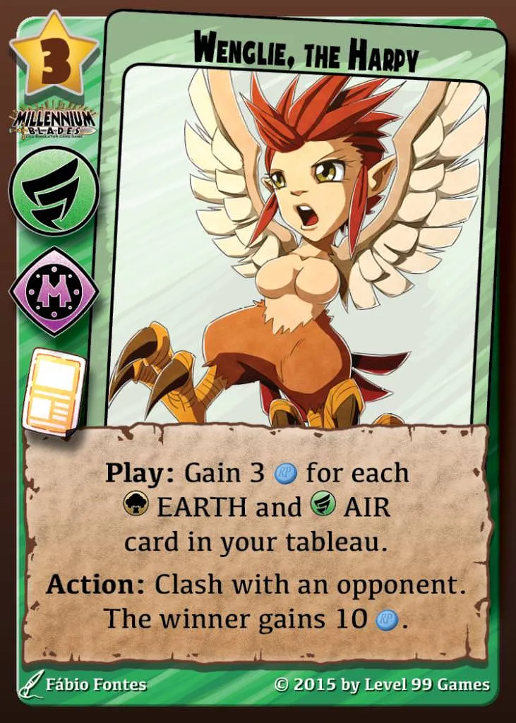 Wenglie, the Harpy (Starter Base)