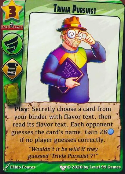 Trivia Pursuist (Expansion Collusion)