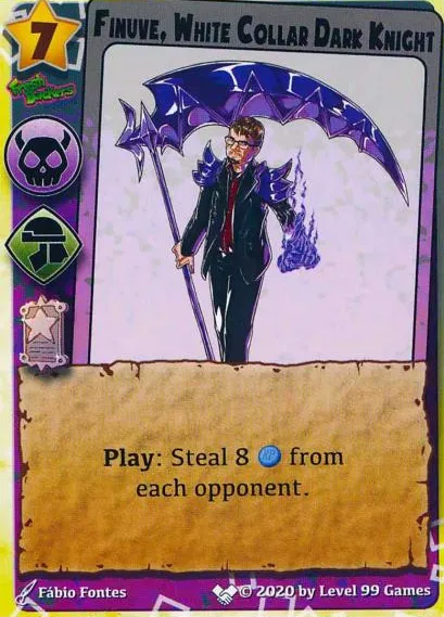 Finuve, White Collar Dark Knight (Silver Promo Collusion)