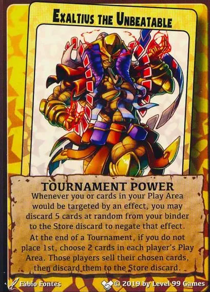 Exaltius the Unbeatable (Character Mini Expansion #10 (Extra Characters))