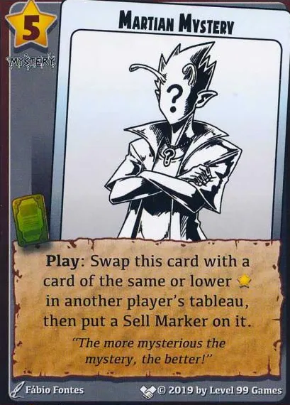 Martian Mystery (Character Expansion Mini Expansion #10 (Extra Characters))