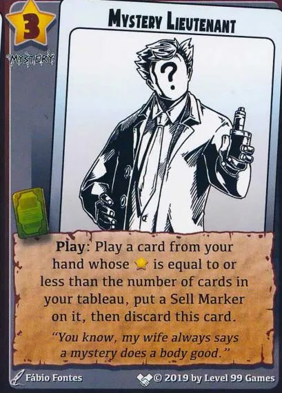 Mystery Lieutenant (Character Expansion Mini Expansion #10 (Extra Characters))