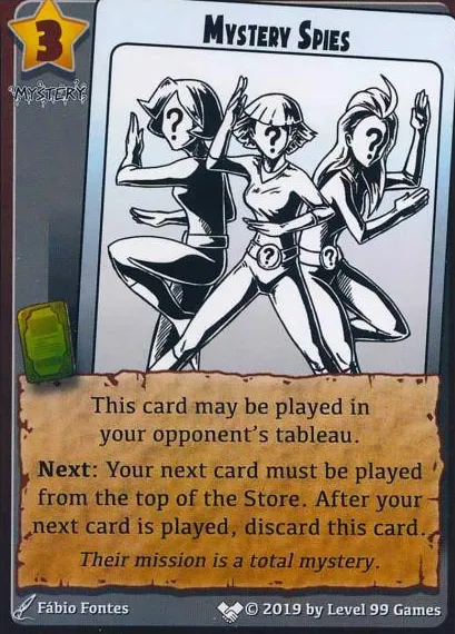 Mystery Spies (Character Expansion Mini Expansion #10 (Extra Characters))