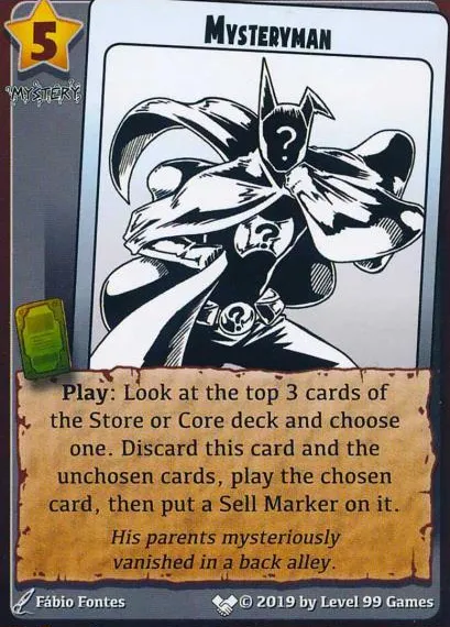 Mysteryman (Character Expansion Mini Expansion #10 (Extra Characters))