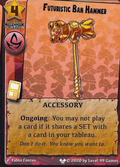 Futuristic Ban Hammer (Core Mini Expansion #12 (Finaler Bosses))