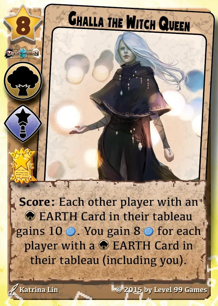 Ghalla the Witch Queen (Gold Promo Mini Expansion #1 (Crossover))