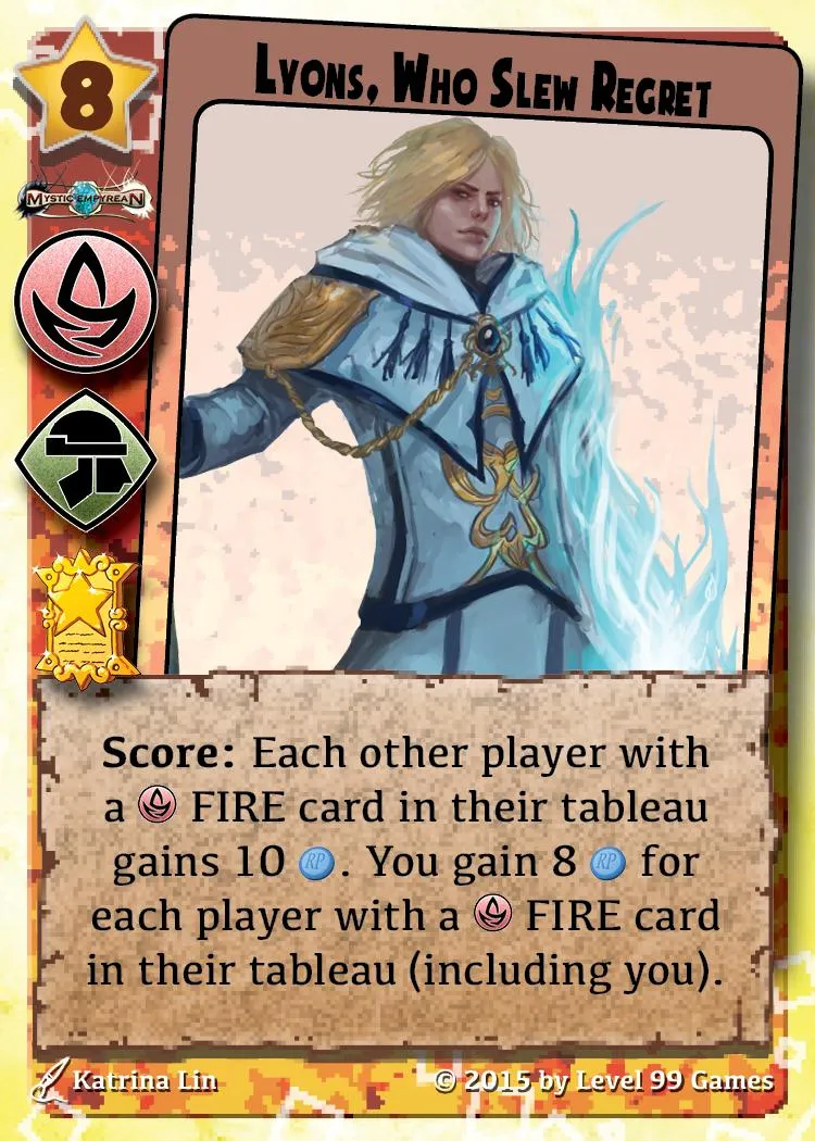 Lyons, Who Slew Regret (Gold Promo Mini Expansion #1 (Crossover))