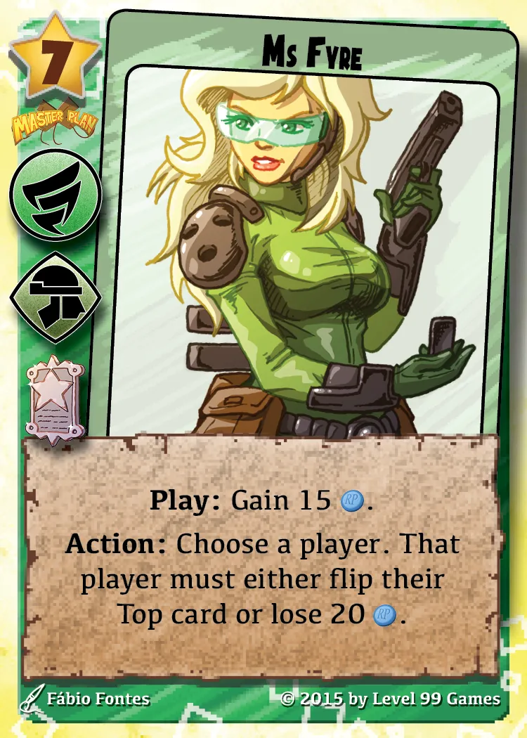 Ms Fyre (Silver Promo Mini Expansion #1 (Crossover))