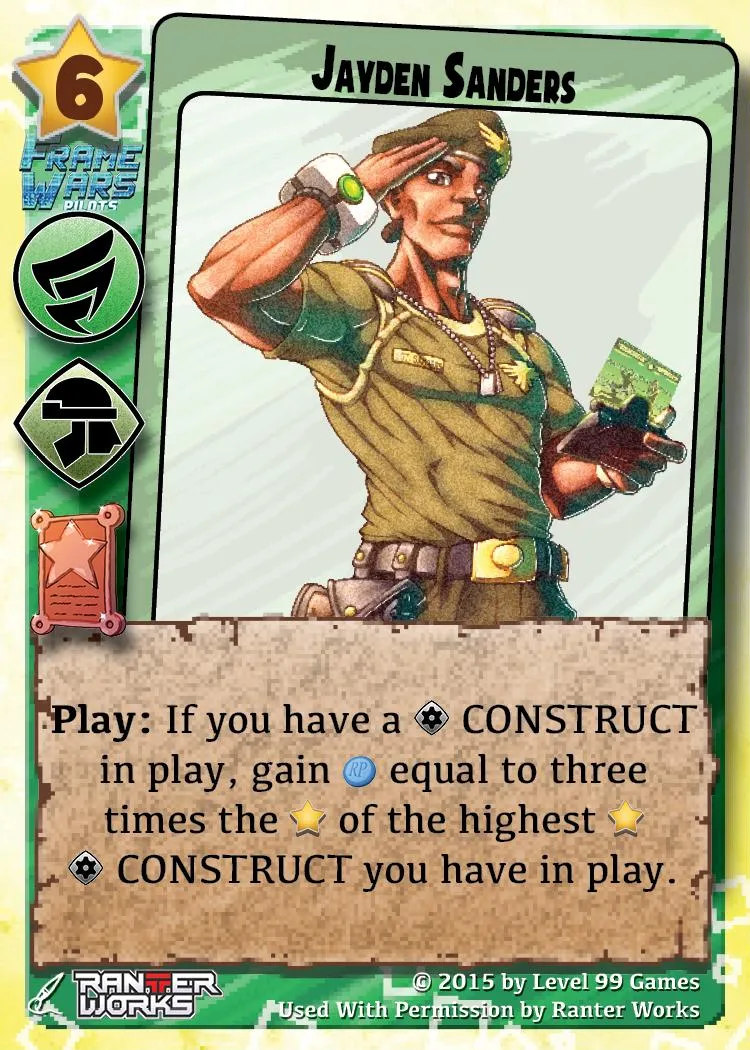 Sgt. Jayden Sanders (Bronze Promo Mini Expansion #2 (Sponsors))