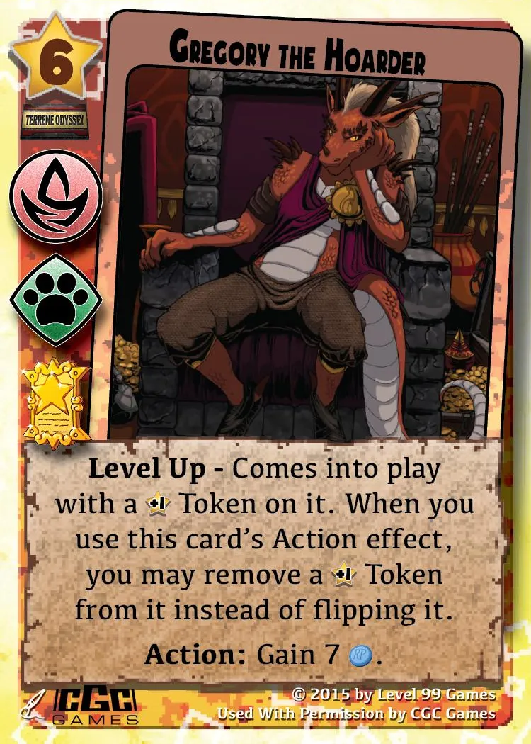 Gregory the Hoarder (Gold Promo Mini Expansion #2 (Sponsors))