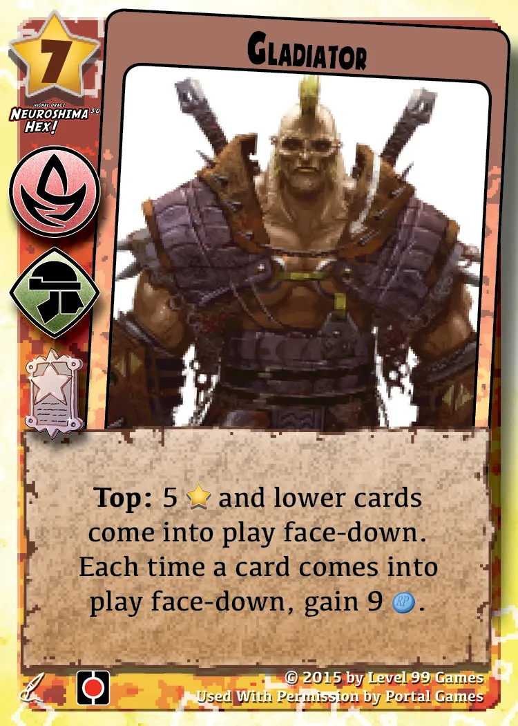 Gladiator (Silver Promo Mini Expansion #2 (Sponsors))