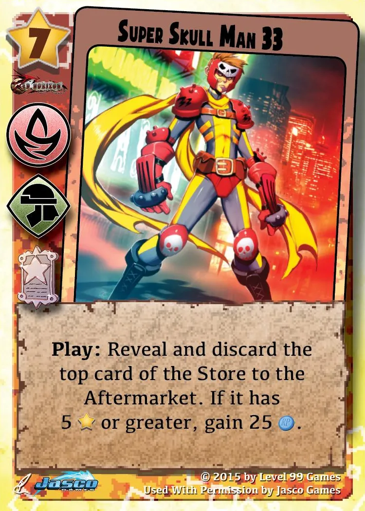 Super Skull Man 33 (Silver Promo Mini Expansion #2 (Sponsors))