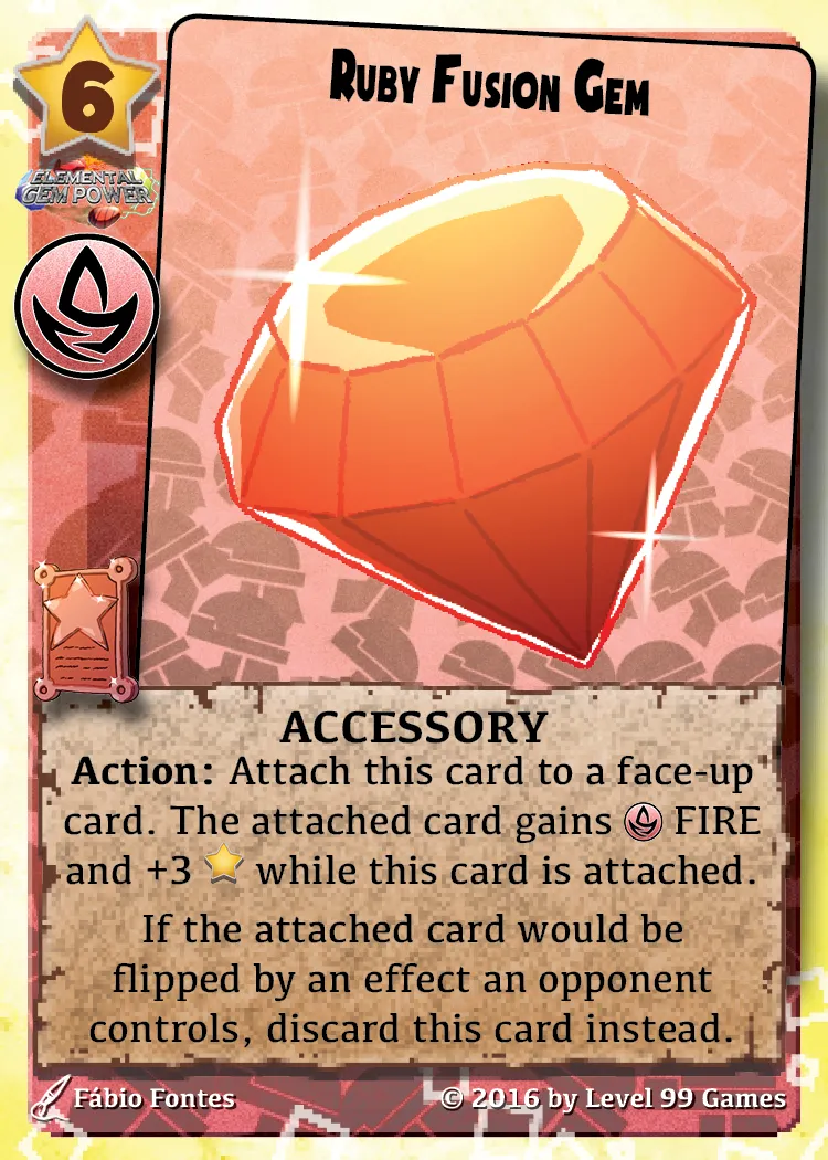 Ruby Fusion Gem (Bronze Promo Mini Expansion #3 (Fusion Chaos))