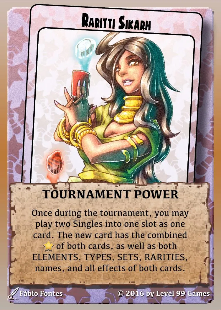 Raritti Sikarh (Character (Co-Op) Mini Expansion #3 (Fusion Chaos))