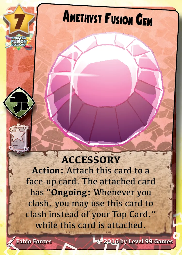 Amethyst Fusion Gem (Silver Promo Mini Expansion #3 (Fusion Chaos))
