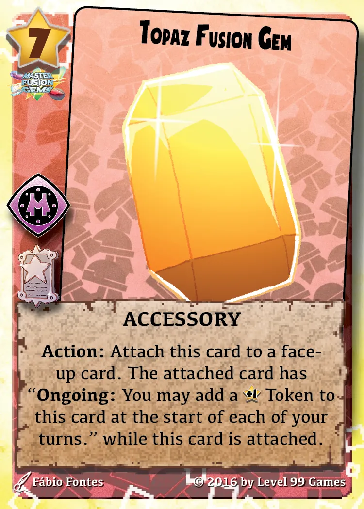 Topaz Fusion Gem (Silver Promo Mini Expansion #3 (Fusion Chaos))