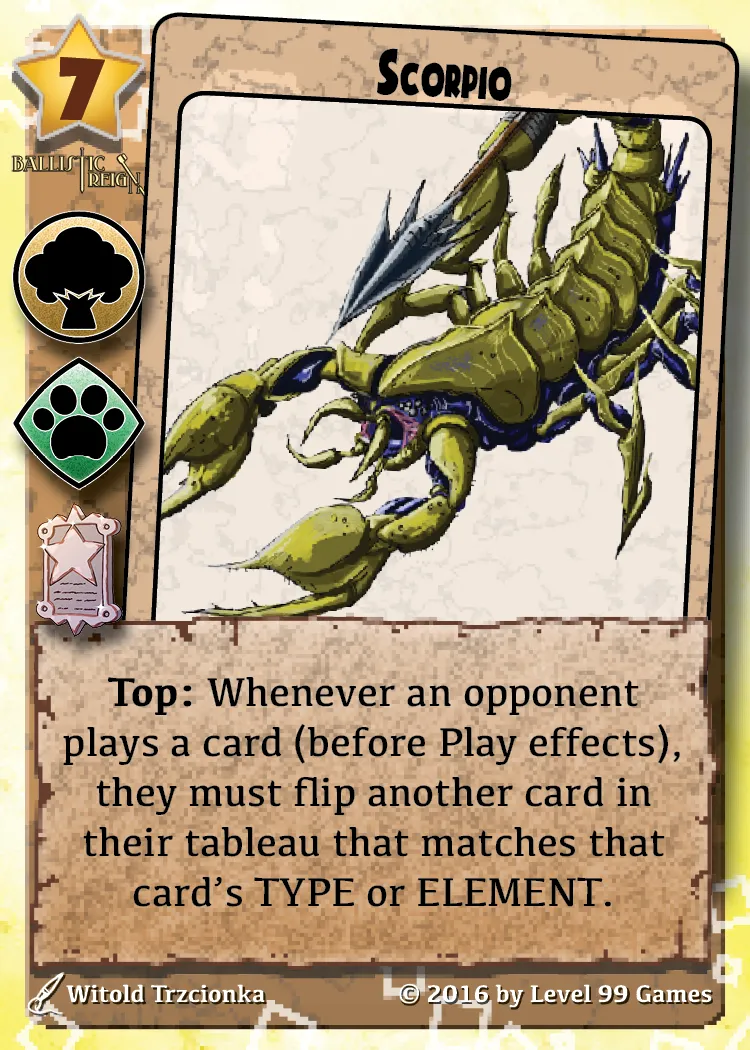 Scorpio (Silver Promo Mini Expansion #5 (Futures))