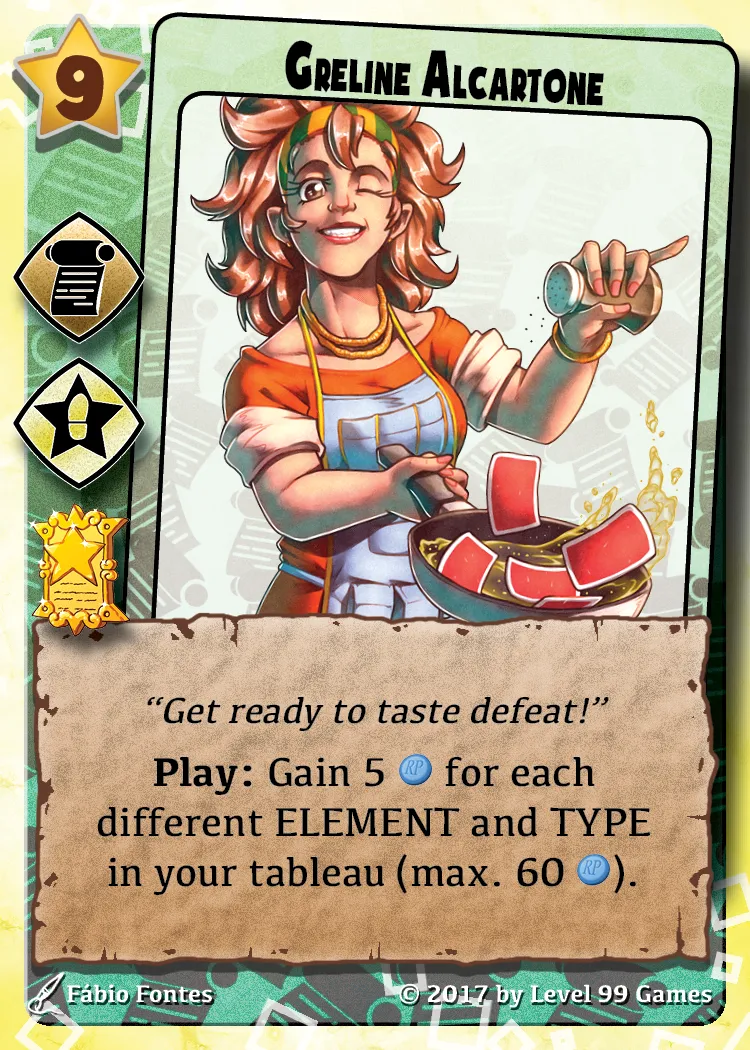 Greline Alcartone (Character Mini Expansion #6 (Professionals))