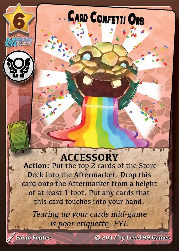 Card Confetti Orb (Expansion Mini Expansion #6 (Professionals))