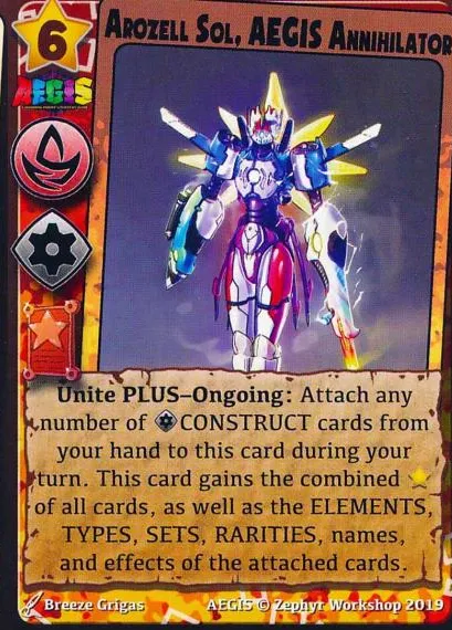Arozell Sol, AEGIS Annihilator (Bronze Promo Mini Expansion #7 (Crossovers 2))