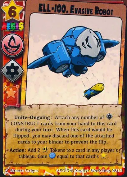 ELL-100, Evasive Robot (Bronze Promo Mini Expansion #7 (Crossovers 2))