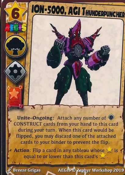 ION-5000, AGI Thunderpuncher (Bronze Promo Mini Expansion #7 (Crossovers 2))