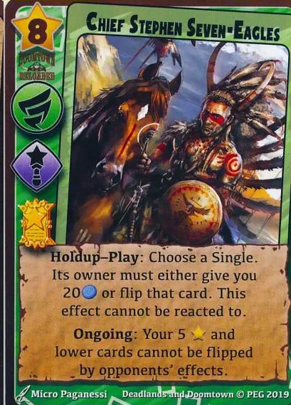 Chief Stephen Seven-Eagles (Gold Promo Mini Expansion #7 (Crossovers 2))