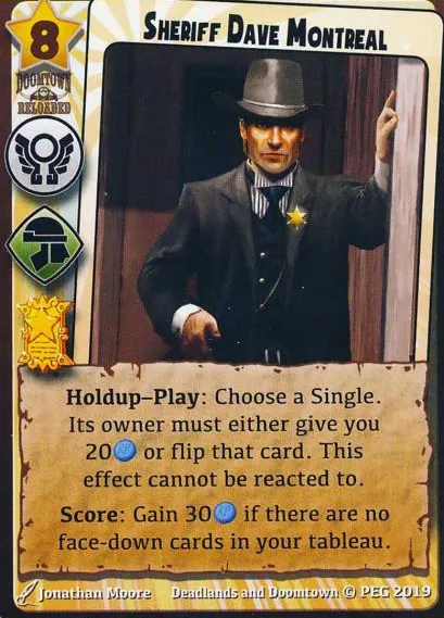 Sheriff Dave Montreal (Gold Promo Mini Expansion #7 (Crossovers 2))