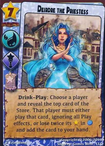 Deirdre the Priestess (Silver Promo Mini Expansion #8 (Crossovers 3))