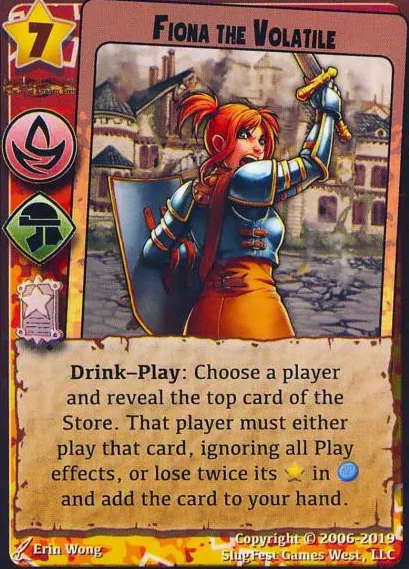 Fiona the Volatile (Silver Promo Mini Expansion #8 (Crossovers 3))