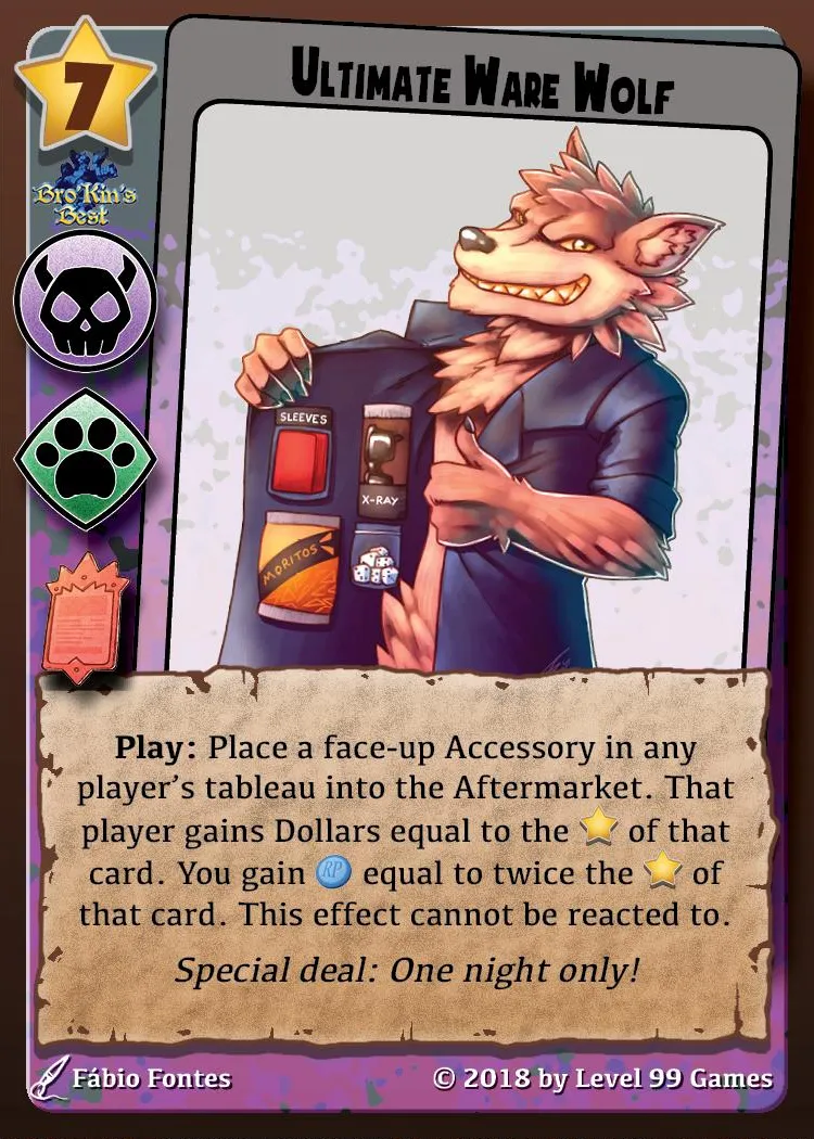 Ultimate Ware Wolf (Master Mini Expansion BGG (BoardGameGeek))