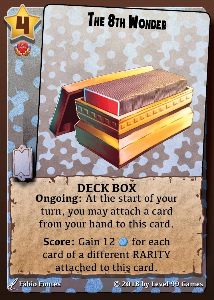 The 8th Wonder (Premium Mini Expansion BGG (BoardGameGeek))