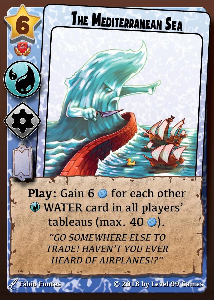 The Mediterranean Sea (Premium Mini Expansion BGG (BoardGameGeek))