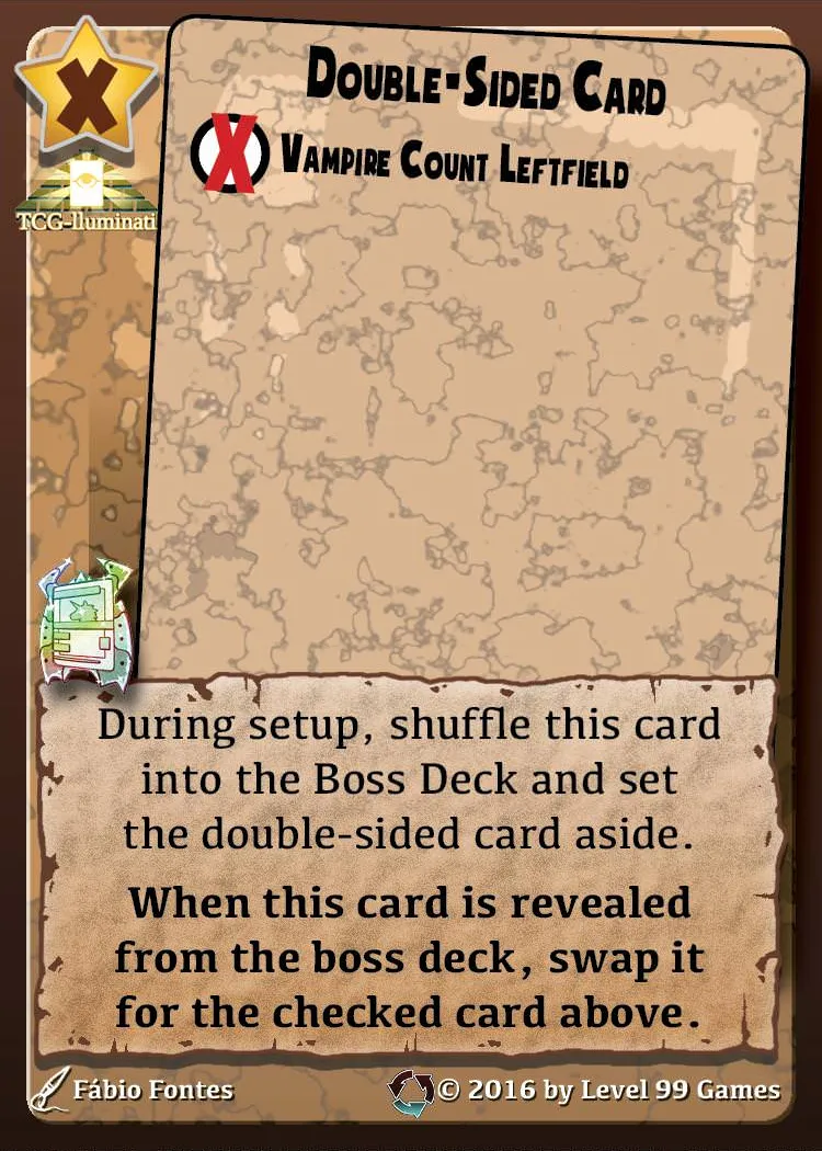 Double-Sided Card (Co-Op Boss Set Rotation)