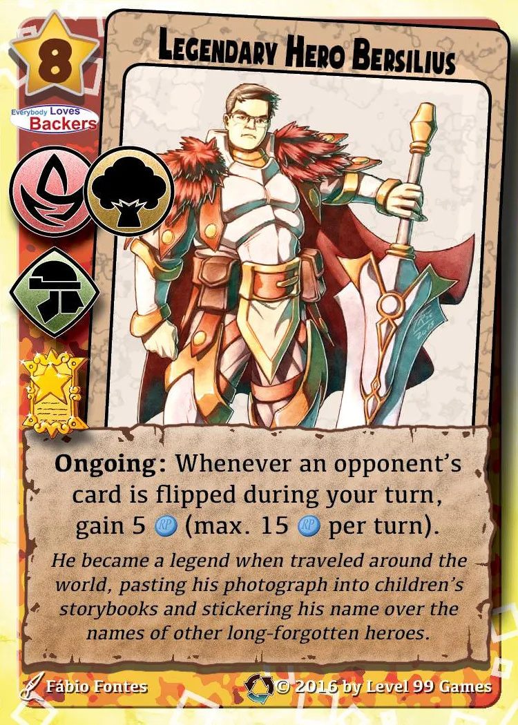 Legendary Hero Bersilius (Gold Promo Set Rotation)