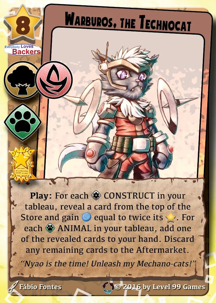 Warburos, the Technocat (Gold Promo Set Rotation)