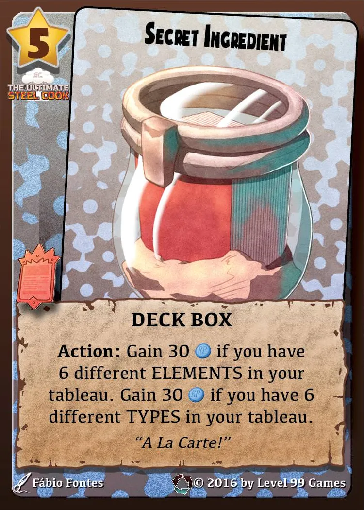 Secret Ingredient (Master Set Rotation)
